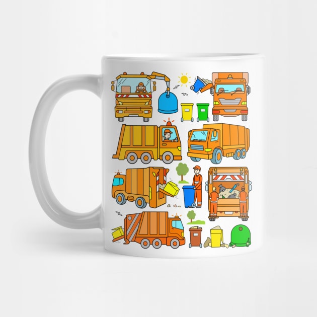 Garbage Trucks by samshirts